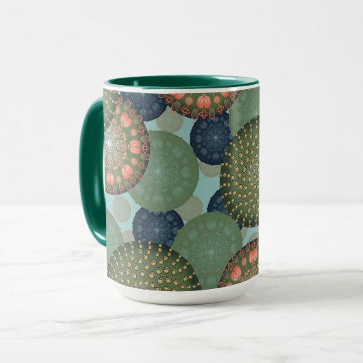 Coastal Chic Stylized Coral Tasse (Vorderseite Links)