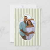 Coastal Chic Sun Palm Tree Wedding Photo Save The Date (Rückseite)