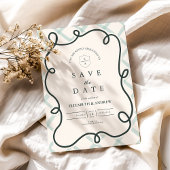 Coastal Chic Wedding Save The Date