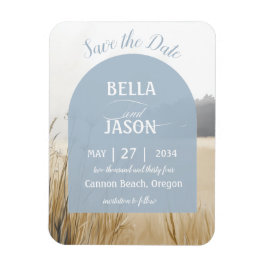 Coastal Chic Wedding Save the Date Magnet