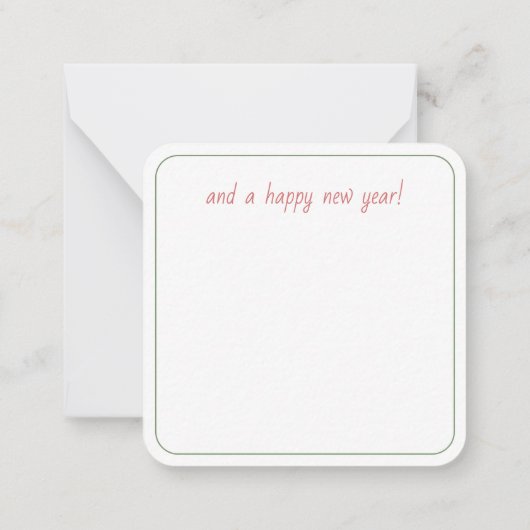 Coastal Christmas Palm Trees With Hammock Mitteilungskarte (Rückseite)