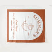 Coastal Classic Modern Boho Bachelorette Wandteppich (Vorderseite (Horizontal))