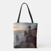 Coastal Cliff Tote Bag - Seaside Western Design Tasche (Rückseite)