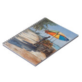Coastal Coconut Cart Notebook Notizblock (Linke Seite)