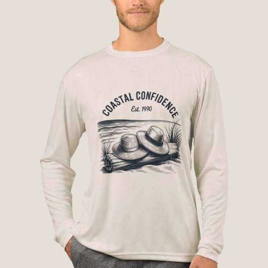 Coastal Confidence Tri-Blend Shirt (Vorderseite)