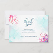 Coastal Coral Reef Vielen Dank Karten (Vorderseite)