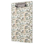 Coastal Cottage Lighthouse Pattern Klemmbrett (Links)