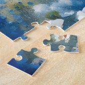 Coastal Cottage Seaside Rowboat Bloom Puzzle (Seite)