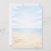 Coastal Cowgirl Birthday Invitation Einladung (Rückseite)