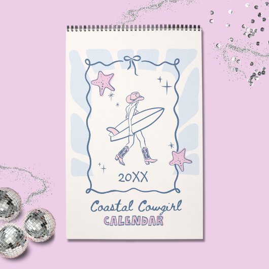 Coastal Cowgirl Girly Planner Kalender