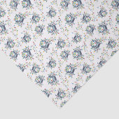 Coastal Crab Christmas Lights Nautical Holiday Seidenpapier (Ausschnitt)