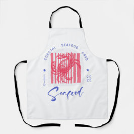 Coastal Crab Cloth Placemat Schürze