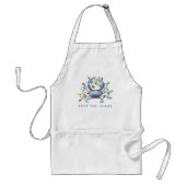 Coastal Crab “Deck the Claws” Holiday Schürze (Vorne)