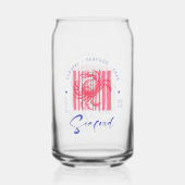 Coastal Crab Pink Can Glass Dosenglas (Vorderseite)