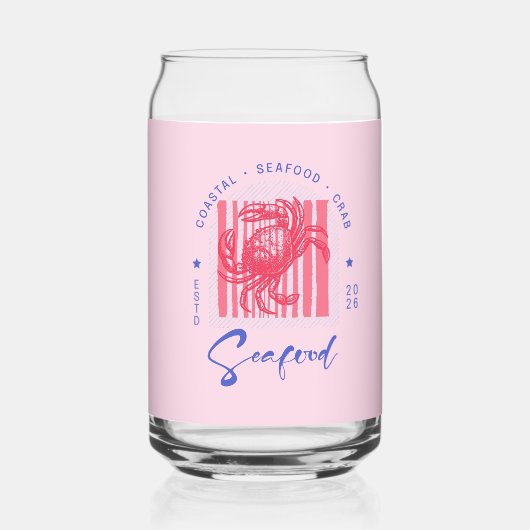Coastal Crab Pink Dosenglas (Rückseite)