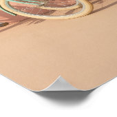 Coastal Cruiser Bikes Poster – Pastel Beach (Ecke)