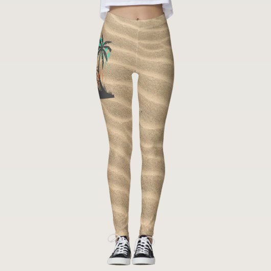 Coastal Currents - Custom Women's Leggings (Vorderseite)