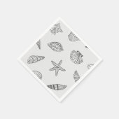 Coastal Dine Ocean Gray Serviette (Ecke)