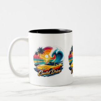 Coastal Drive Zweifarbige Tasse