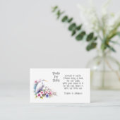 Coastal Egret Books for Baby Enclosure Card Begleitkarte (Stehend Vorderseite)