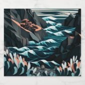 Coastal Energy Alkoholflaschenetikett (Einzelnes Label)