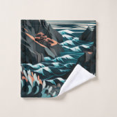 Coastal Energy Badhandtuch Set (Waschlappen)