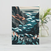 Coastal Energy Feiertagskarte (Stehend Vorderseite)