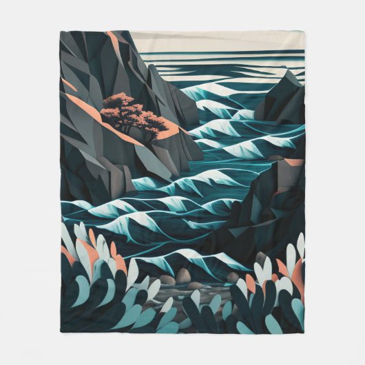 Coastal Energy Fleecedecke (Vorderseite)