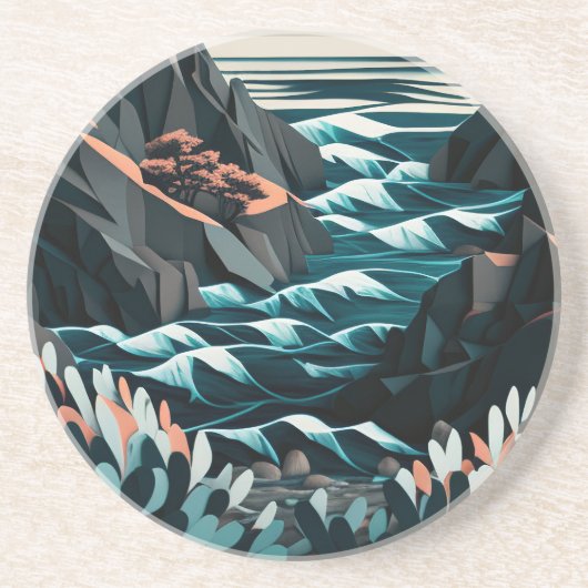 Coastal Energy Getränkeuntersetzer (Vorne)