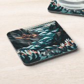 Coastal Energy Getränkeuntersetzer (Linke Seite)