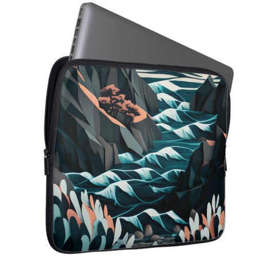 Coastal Energy Laptopschutzhülle (Vorne Rechts)