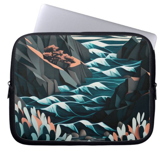 Coastal Energy Laptopschutzhülle (Vorderseite)
