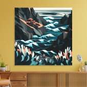 Coastal Energy Leinwanddruck (Insitu (Wohnzimmer))