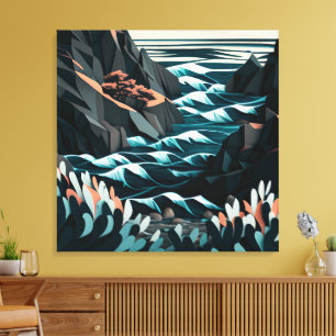 Coastal Energy Leinwanddruck