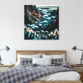 Coastal Energy Leinwanddruck (Insitu (Schlafzimmer))