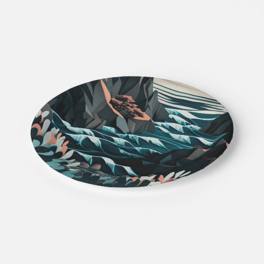 Coastal Energy Pappteller (Schrägansicht)