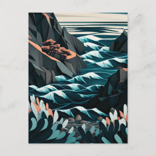 Coastal Energy Postkarte