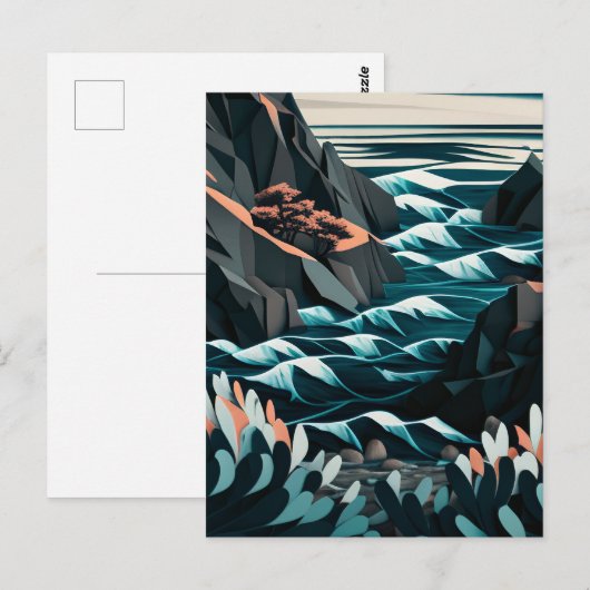 Coastal Energy Postkarte (Vorne/Hinten)