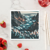 Coastal Energy Serviette (Beispiel)