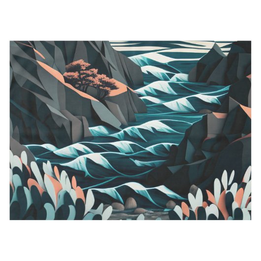 Coastal Energy Tischdecke (Vorderseite (Horizontal))