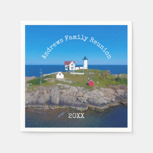 Coastal Family Wiedersehen Summer Maine Nubble Lig Serviette