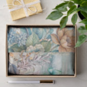 Coastal Floral Seagulls & Seashells Decoupage  Seidenpapier (Geschenk)
