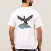 Coastal Guardian Cormorant T-Shirt (Rückseite)
