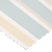 Coastal Hamptons Stripe Table Runner Mittelgroßer Tischläufer (Ecke)