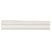 Coastal Hamptons Stripe Table Runner Mittelgroßer Tischläufer (Horizontal)