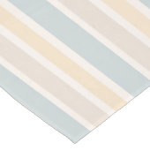 Coastal Hamptons Stripe Table Runner Mittelgroßer Tischläufer (Ecke)