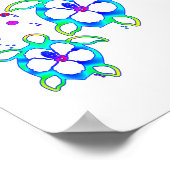 Coastal Honu Hawaiian Turtles Poster (Ecke)