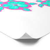 Coastal Honu Hawaiian Turtles Poster (Ecke)