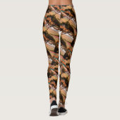 "Coastal Hops: Kangaroos an der Küste des Öls" Leggings (Rückseite)