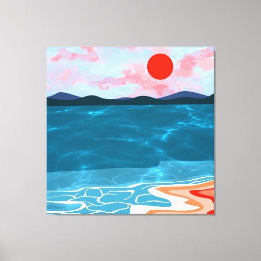 Coastal Hues Leinwanddruck (Vorderseite)